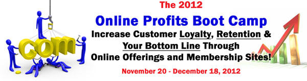 2012 Online Profits Boot Camp