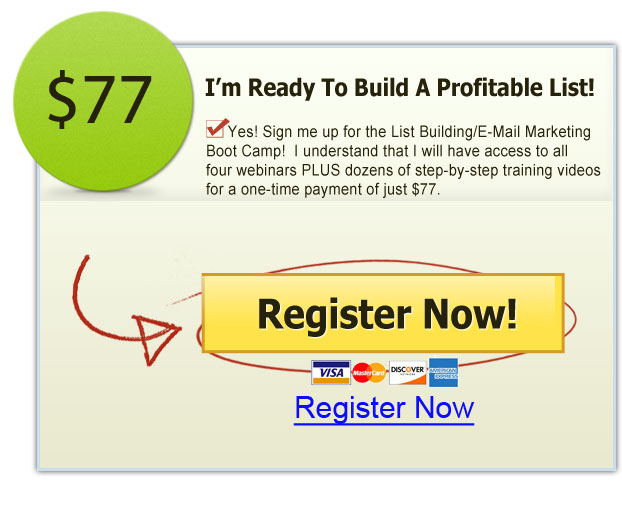 2013 List Building and Email Marketing Boot Camp