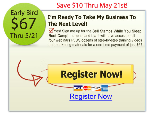 2013 Sell Stamps While You Sleep Boot Camp