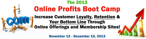 2013 Online Profits Boot Camp