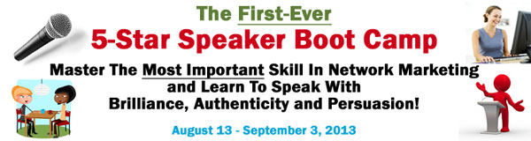 2013 Five-Star Speaker Boot Camp